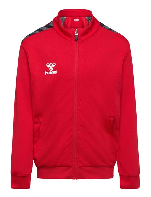 Hmlauthentic Pl Zip Jacket Kids Hummel Red