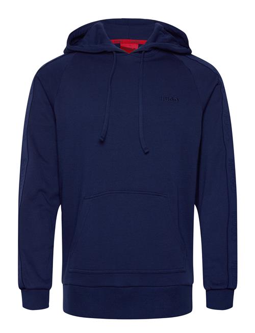 HUGO Tonal Logo Hoodie HUGO Blue