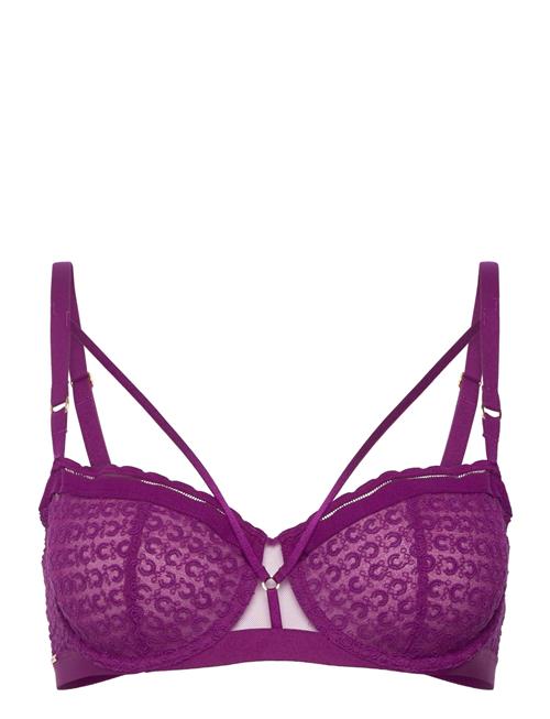 CHANTELLE Monogram Half-Cup Balcony Bra CHANTELLE Purple