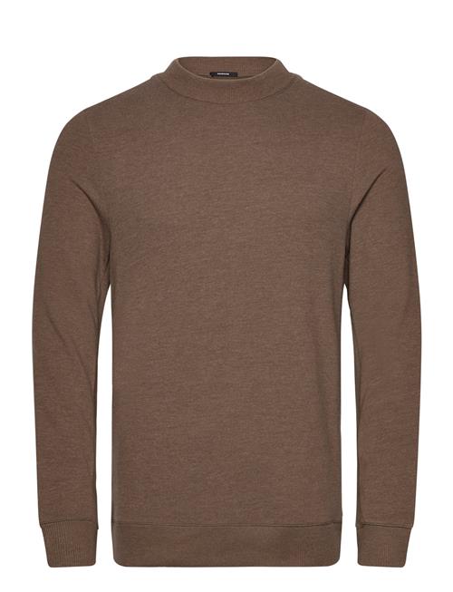 Denham Mens Pullover Lg. Sleeve Crew-Neck Denham Brown