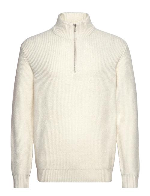 Lindbergh Stand-Up Collar Knit Lindbergh Cream