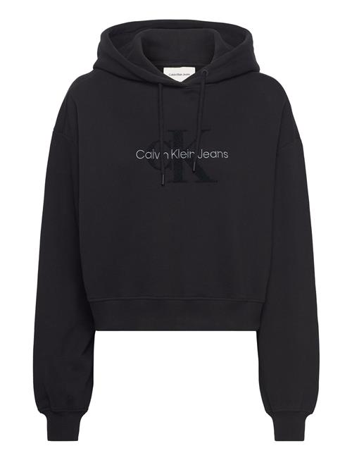 Calvin Klein Jeans Chenille Monologo Hoodie Calvin Klein Jeans Black