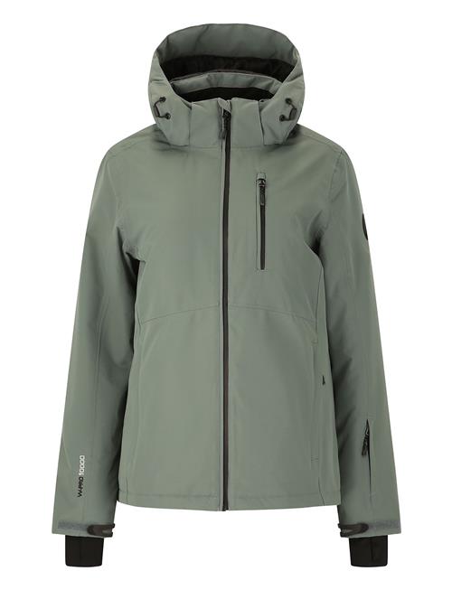 Se Drizzle W Ski Jacket W-Pro 10000 Whistler Green ved Booztlet