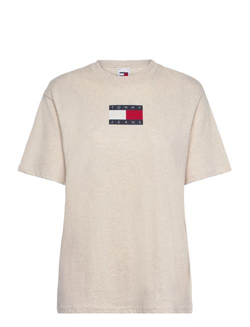 Tjw Rlx Melange Flag Tee Ext Tommy Jeans Beige