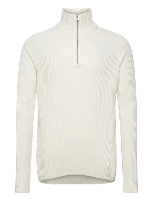 Jack & Jones Jjpannel Knit Half Zip Aw24 Jack & J S Cream