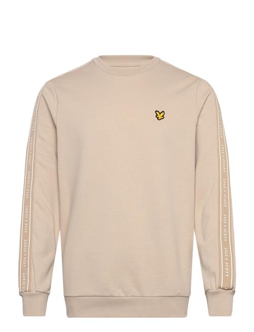 Tape Crew Neck Lyle & Scott Sport Beige