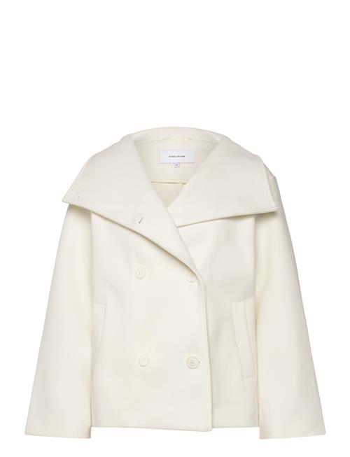 Bubbleroom High Neck Short Coat Bubbleroom Cream