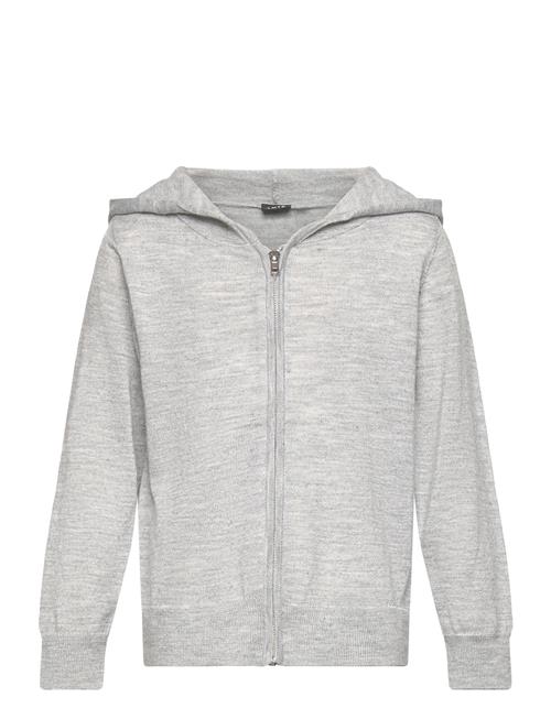 LMTD Nlmdancy Ls Knit Cardigan W. Hood LMTD Grey