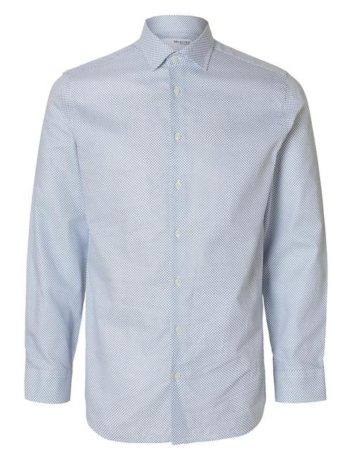 Selected Homme Slhslim-Ethan Shirt Ls Aop Spread Noos Selected Homme Blue