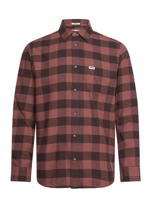 Wrangler 1 Pkt Shirt Wrangler Burgundy