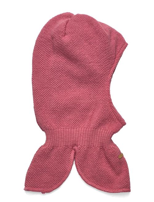 Balaclava Structure Knit Minymo Pink