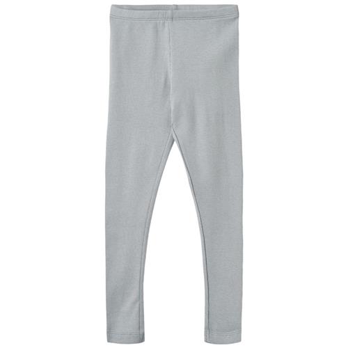 Wheat Maddy Ribbede Leggings Cloudy Sky | Blå | 110 cm