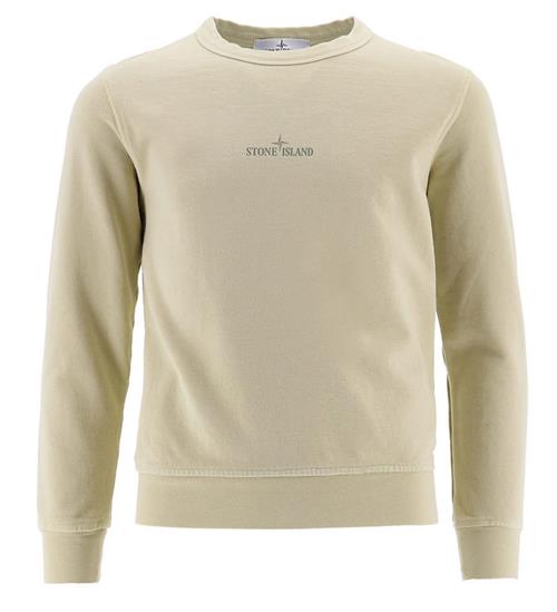 Stone Island Sweatshirt - Sand m. Logo