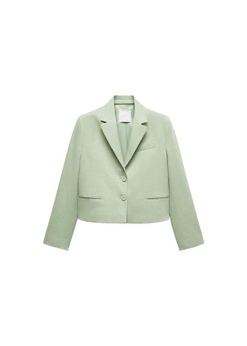 MANGO Blazer 'Sevilla'  pastelgrøn