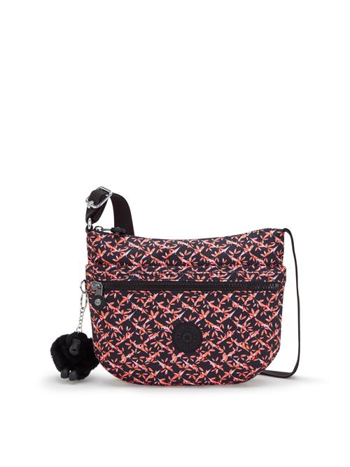 KIPLING Skuldertaske 'Arto'  koral / pink / sort / hvid