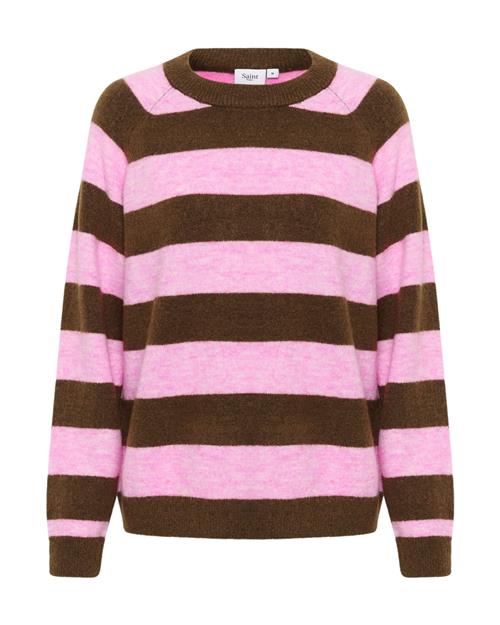 SAINT TROPEZ Pullover 'Garbie'  brun / lys pink