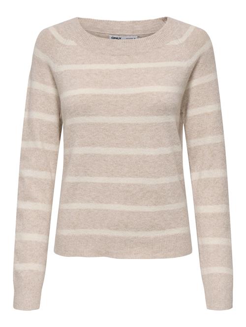 Se ONLY Pullover 'ONLRica'  creme / beige-meleret ved About You