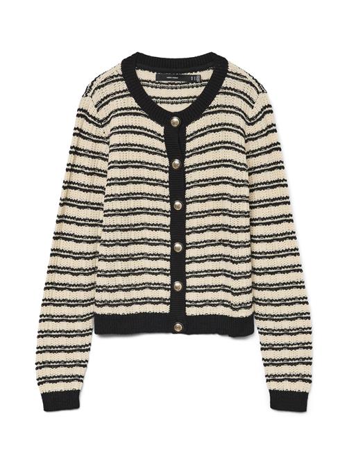 VERO MODA Cardigan 'CHARLOT'  beige / grå