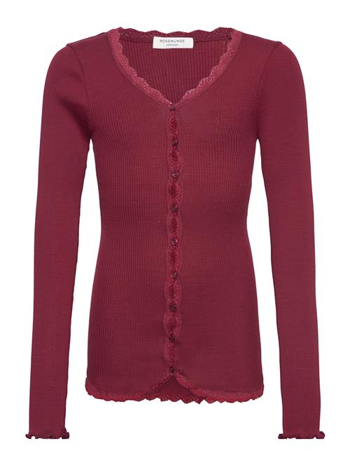 Rkbeatha Ls Cardigan W/ Lace Rosemunde Kids Red