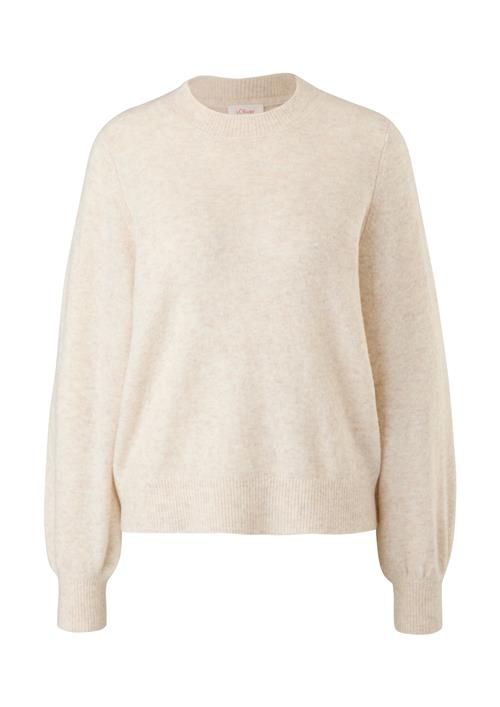 s.Oliver Pullover  beige-meleret