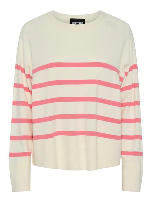 PIECES Pullover 'PCSia'  pitaya / offwhite