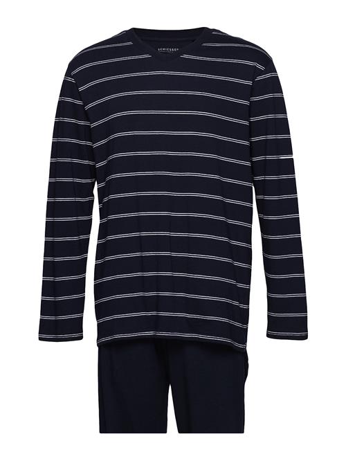 Schiesser Pyjama Long Schiesser Navy