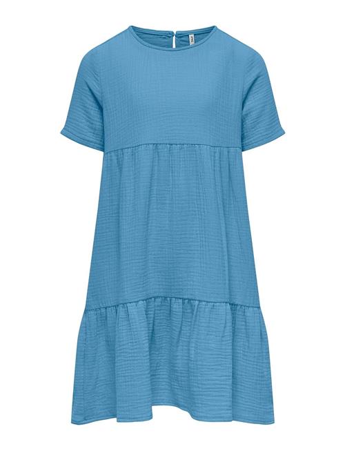 Kids Only Kogthyra S/S Layered Dress Wvn Kids Only Blue