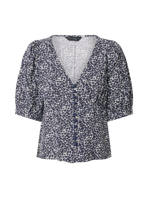 Dorothy Perkins Shirts 'Ditsy'  blå / hvid