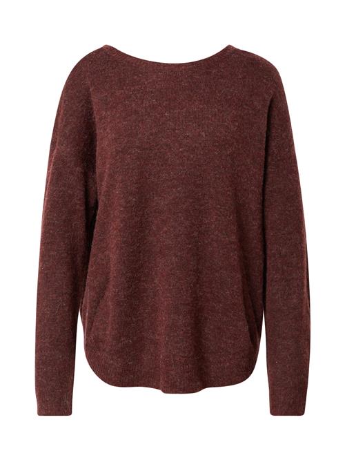 Se VERO MODA Pullover 'KATIE'  vinrød / sort ved About You