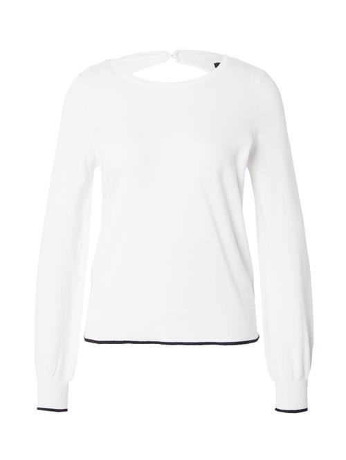 Se VERO MODA Pullover 'ALMA'  mørkeblå / hvid ved About You