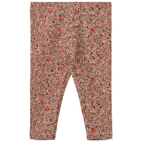 Wheat GOTS Jules Blomstrede Baby-leggings rose Flower Meadow | Lyserød | 62 cm