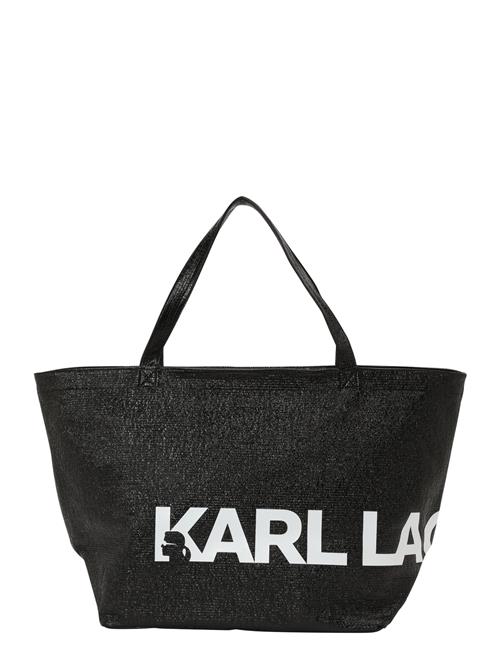 Karl Lagerfeld Shopper 'ESSENTIAL'  sort / hvid