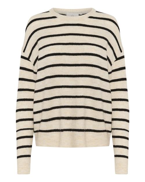 Kaffe Pullover 'KA Lida'  beige-meleret / sort