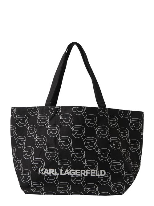 Karl Lagerfeld Shopper 'IKON'  sort / hvid