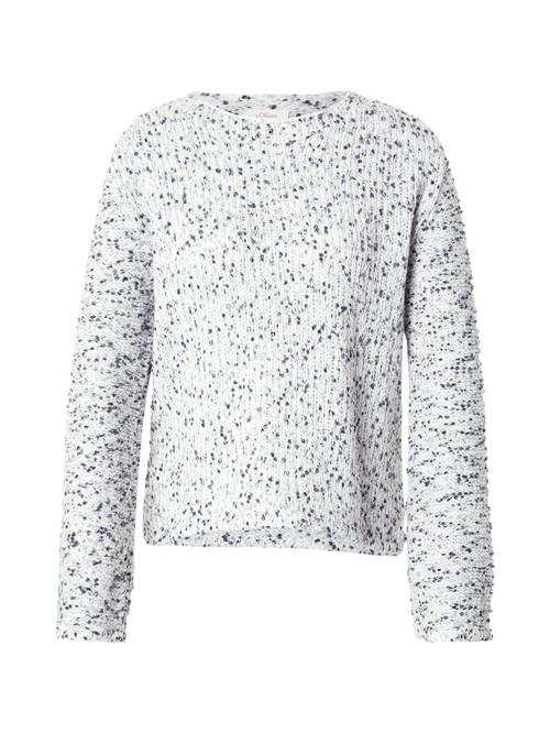 Se s.Oliver Pullover  lysegrå / sort ved About You