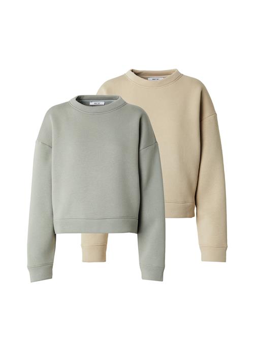 Se ABOUT YOU Sweatshirt 'Daniela'  beige / mint ved About You