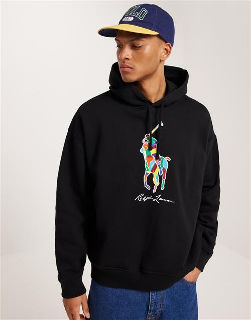 Polo Ralph Lauren POHOODM3-Long Sleeve-Sweatshirt Hoodies Sort