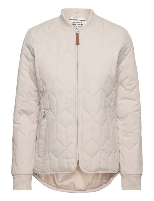 Piper W Quilted Jacket Weather Report Beige