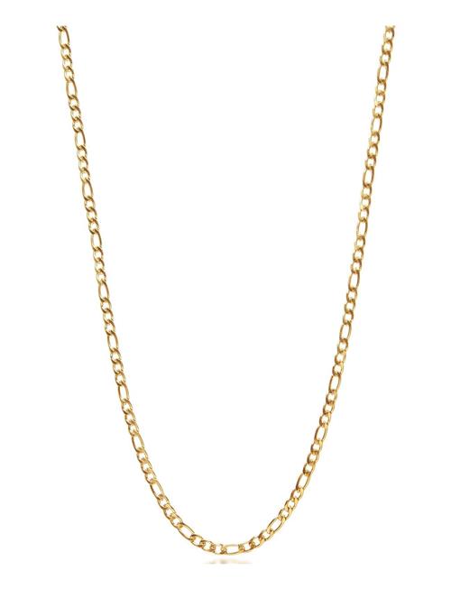 Men's Gold Figaro Chain In 3Mm Nialaya Gold