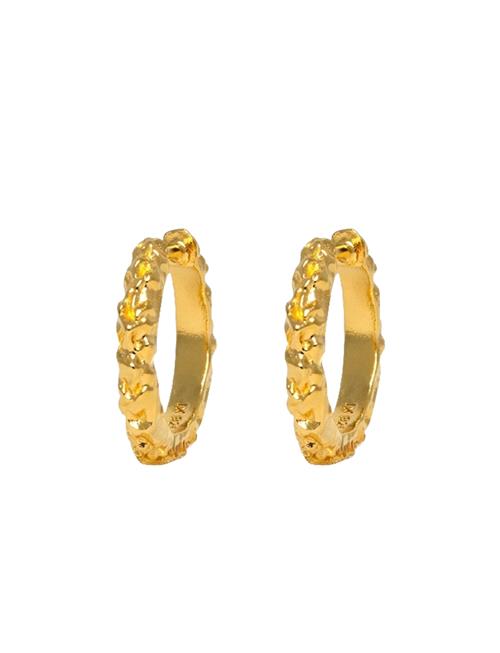 IX Studios Ix Mini Crunchy Edge Earring IX Studios Gold