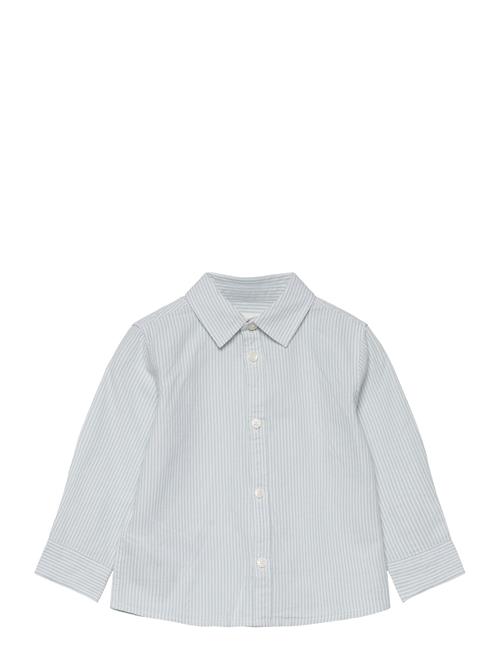 Mango Oxford Cotton Shirt Mango Blue