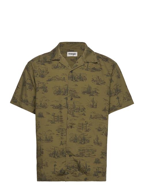 Wrangler Ss Resort Shirt Wrangler Green