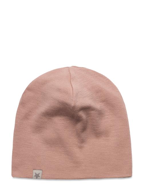 Huttelihut Beanie Solid Wool Rib Huttelihut Pink