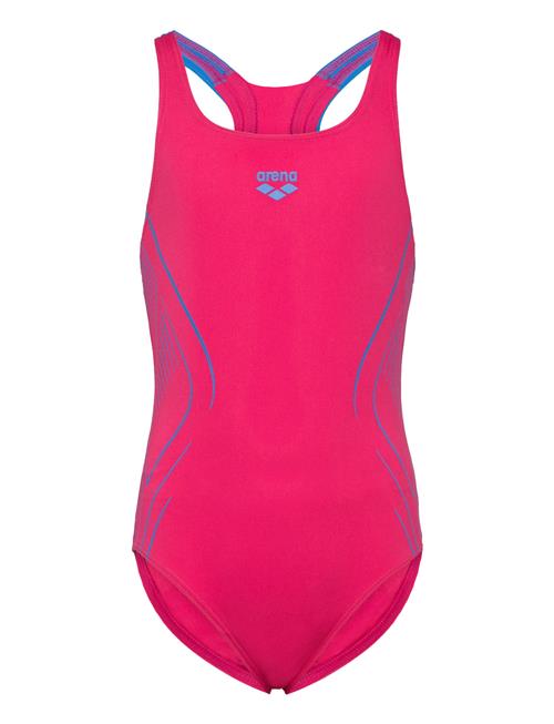 Arena G Reflecting Swimsuit Swim Pro Back Black-Water Arena Pink