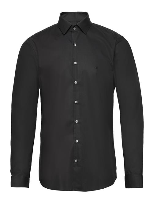 Calvin Klein Poplin Stretch Slim Shirt Calvin Klein Black