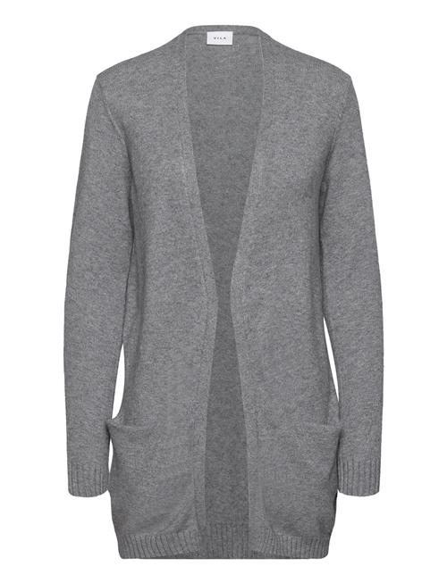 Vila Viril Open L/S Knit Cardigan - Noos Vila Grey