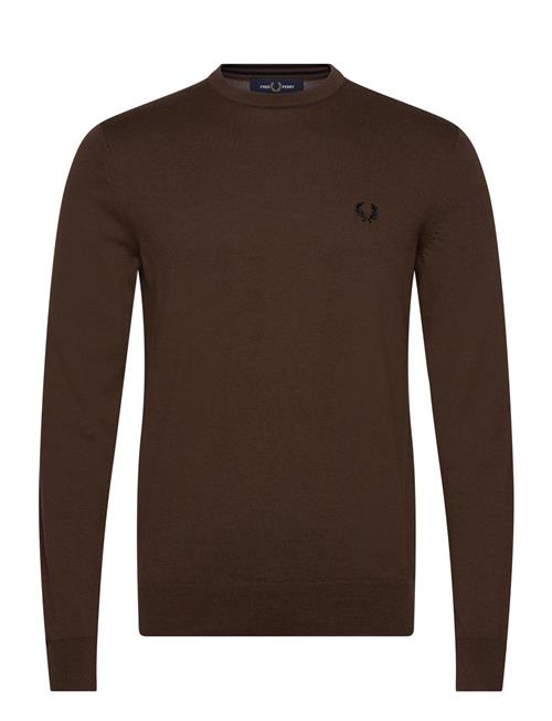 Fred Perry Classic C/N Jumper Fred Perry Brown