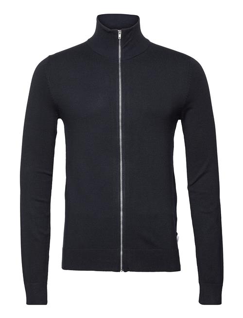 Ecovero L/S Zip Cardigan Lindbergh Navy