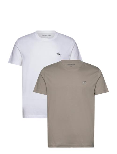 Calvin Klein Jeans 2 Pack Monologo T-Shirt Calvin Klein Jeans Beige