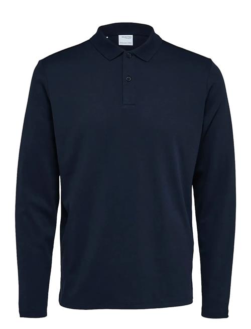 Se Slhslim-Toulouse Ls Polo B Noos Selected Navy ved Booztlet